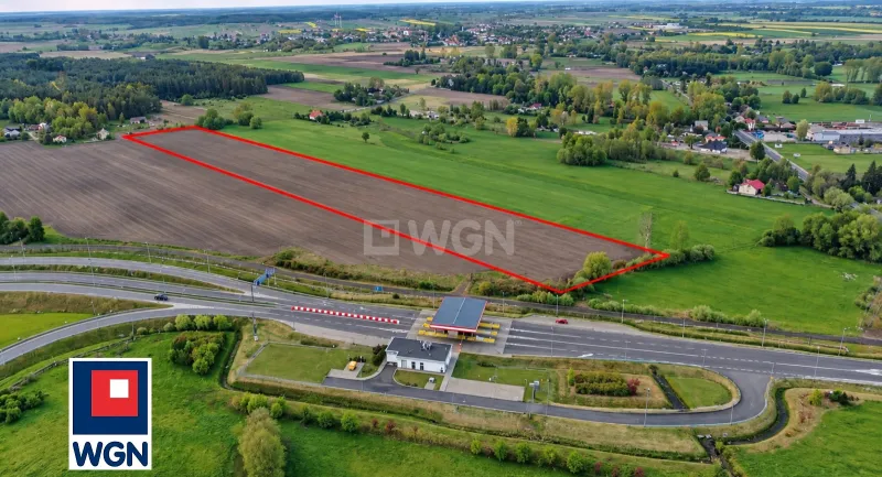 Grunt aktywizacja gospodarcza na  sprzedaż Domanin - Grunt inwestycyjny 2,70 ha, MPZP PU - węzeł A2, Domanin k. Dąbia